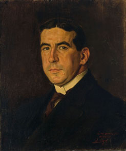  Retrato de Nicanor Urdampilleta de Javier Ciga. 