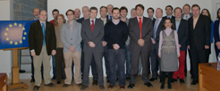 Asistentes a la primera reunión del proyecto europeo para el fomento del vehículo eléctrico 