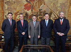 El Presidente Sanz ha recibido a los representantes de Genoma.
