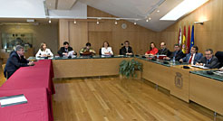 Imagen del Gobierno de Navarra reunido en Sesión