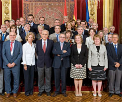 Presidente y miembros congreso nefrologia.