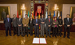 Los representantes de las once CCAA.