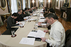 Una imagen de la reunión del Consejo