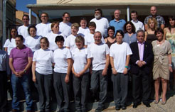 Participantes en el taller de empleo de la Agrupación Calibus
