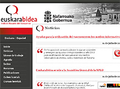 Web Instituto Navarro del Vascuence