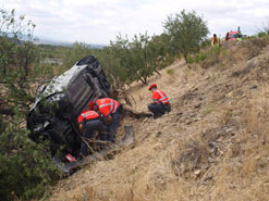 Dos menores muertos en accidente en Corella