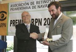 Premio de la Asociación de Retinosis Pigmentaria al Gobierno de Navarra 