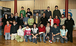 Imagen de los participantes navarros en el concurso
