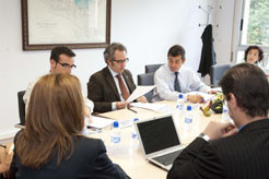 Reunión del Consejo de dirección del Consejo Navarro del Euskera.
