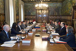 El Gobierno de Navarra en su sesión de hoy.  