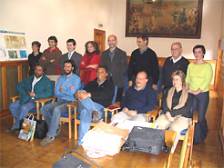 Miembros de la delegación argentina y personal del Servicio Navarro de Empleo 