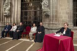 Convenio restauración claustro catedral Pamplona