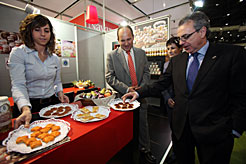 Sanz y Sanzberro visitan el Salón Internacional de Gourmets