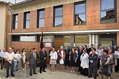 Inauguración del consultorio de Cáseda