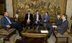 Reunión del Presidente Sanz con la Junta directiva de la UAGN