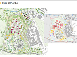 Proyecto área residencial de Donapea