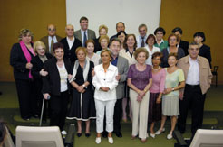 Homenaje a los juiblados del Hospital Virgen del Camino en 2005