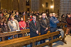 El vicepresidente Caballero asistió a la misa en recuerdo de las víctimas de Chile