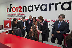 Inauguración de la oficina Infonavarra 012 en Pamplona