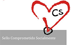 Logotipo del sello Comprometido Socialmente