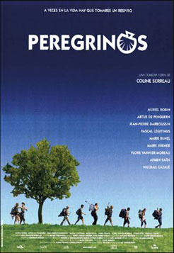 cartel de la película &quot;Peregrinos&quot;.