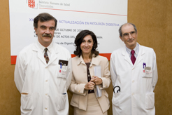 Doctores Jiménez, Calvo y Lorda del Hospital de Navarra
