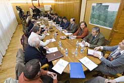 Reunión del Gobierno en Ezcároz