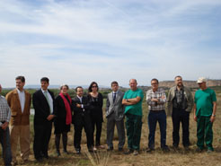 El Gobierno de Navarra y la Caixa presentan los resultados de la restauración medioamebiental del Soto de los Tetones en Tudela.