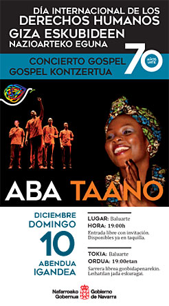 cartel concierto africano