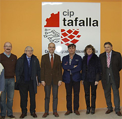 Catalan kontseilaria Tafallako Zentro Integratu Politeknikoan.