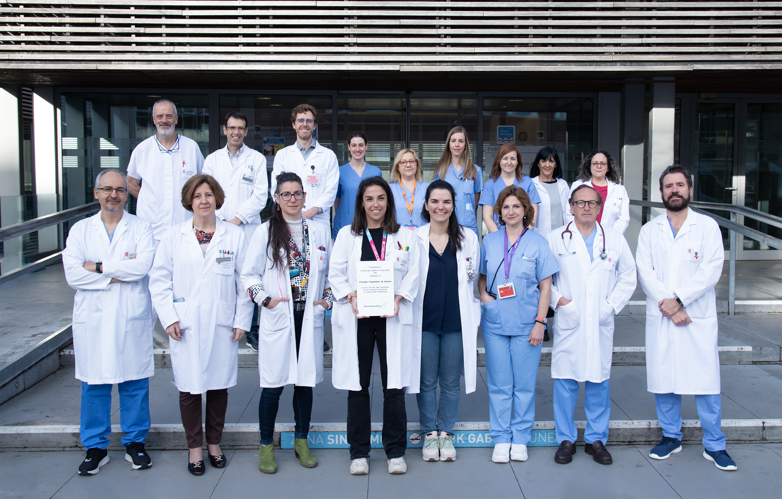 imagen Equipo de braquiterapia del Hospital Universitario de Navarra. 