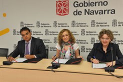 Convenio INJ, Fundación Caja Navarra y Sendaviva