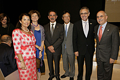 El Presidente Sanz junto a varias autoridades invitadas